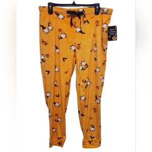 Woman pajams Bottoms with Gnome  Design